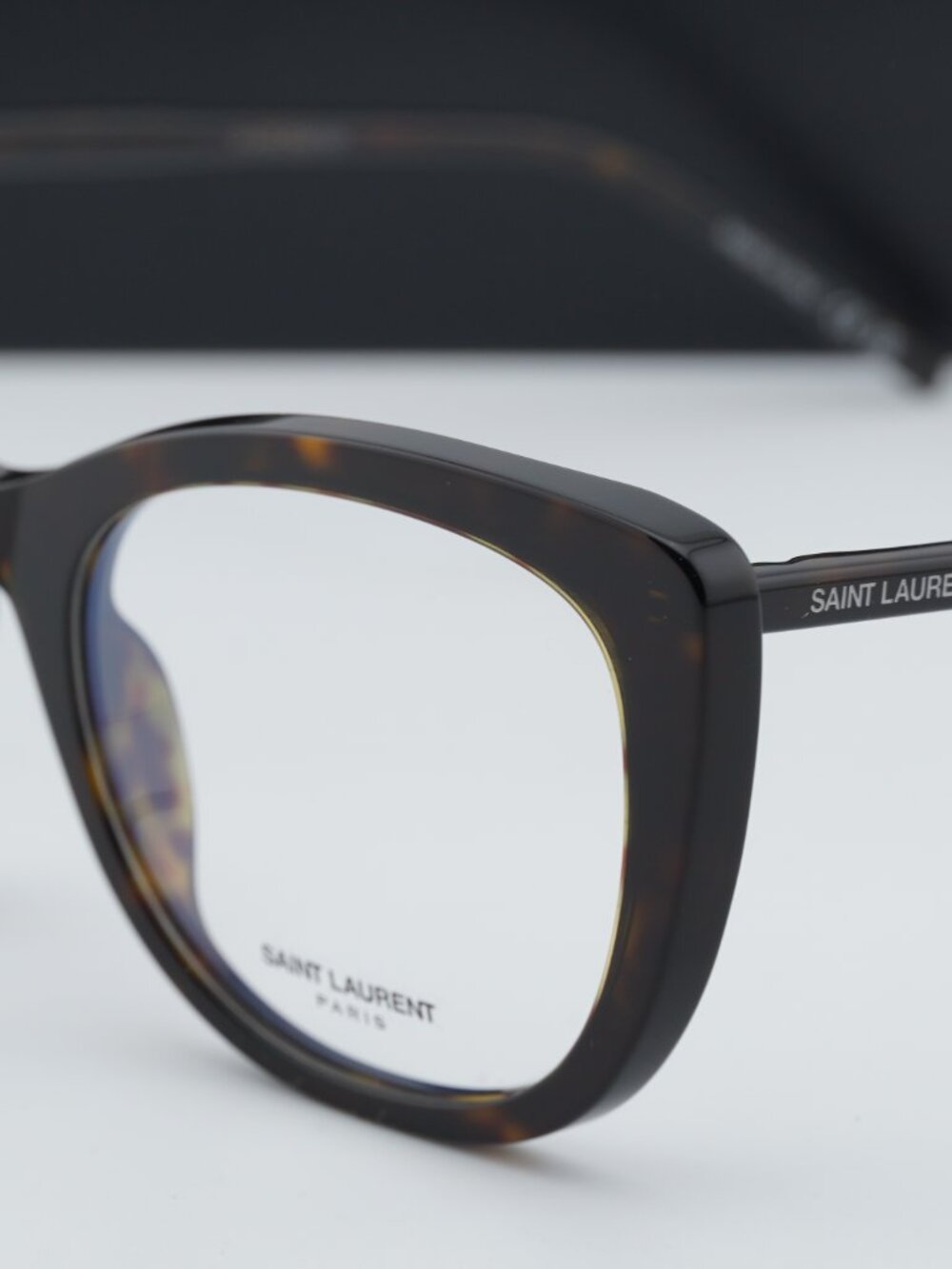 Saint Laurent SL778 002 Square Eyeglasses 55mm – Havana - Picture 2 of 10